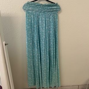 Tiare Hawaii sea shell long dress one size